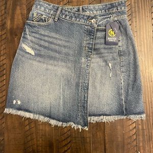 Denim Nautica Asymmetrical Skirt, Size 30, NWT. Retails $70.